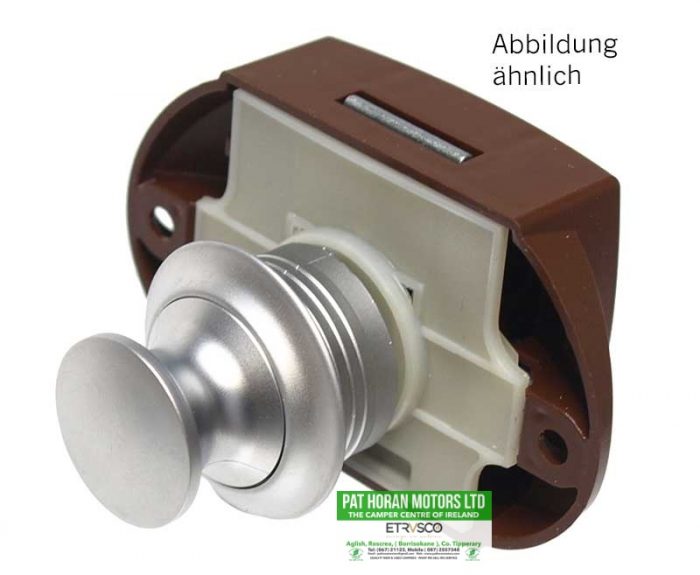Press Door Lock Silver